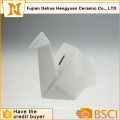 Papercrane Shape White Keramik Münze Bank zum Verkauf